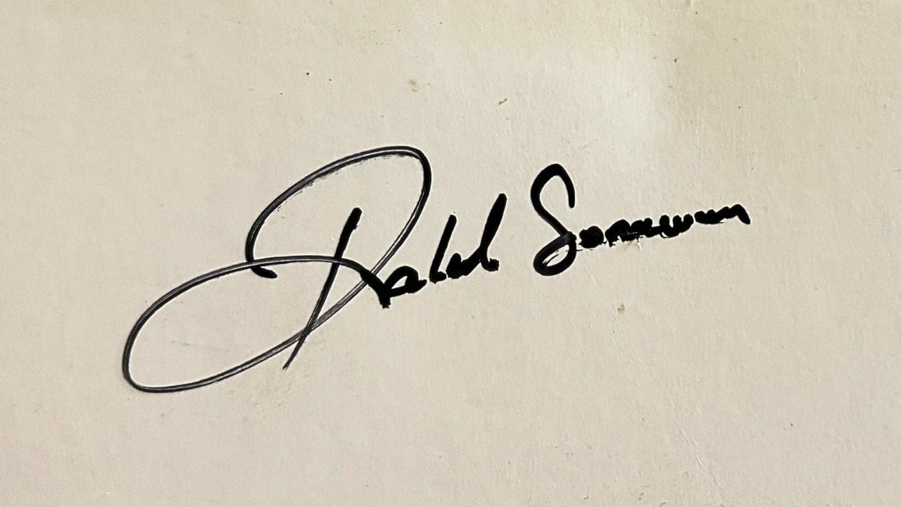 Chef RBS autograph